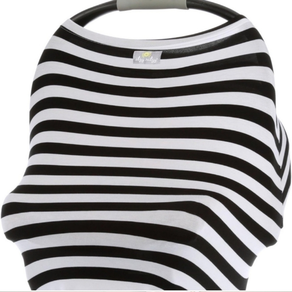Itzy Ritzy 4-in-1 Nursing Cover, Car Seat Cover, Shopping Cart Cover & Scarf